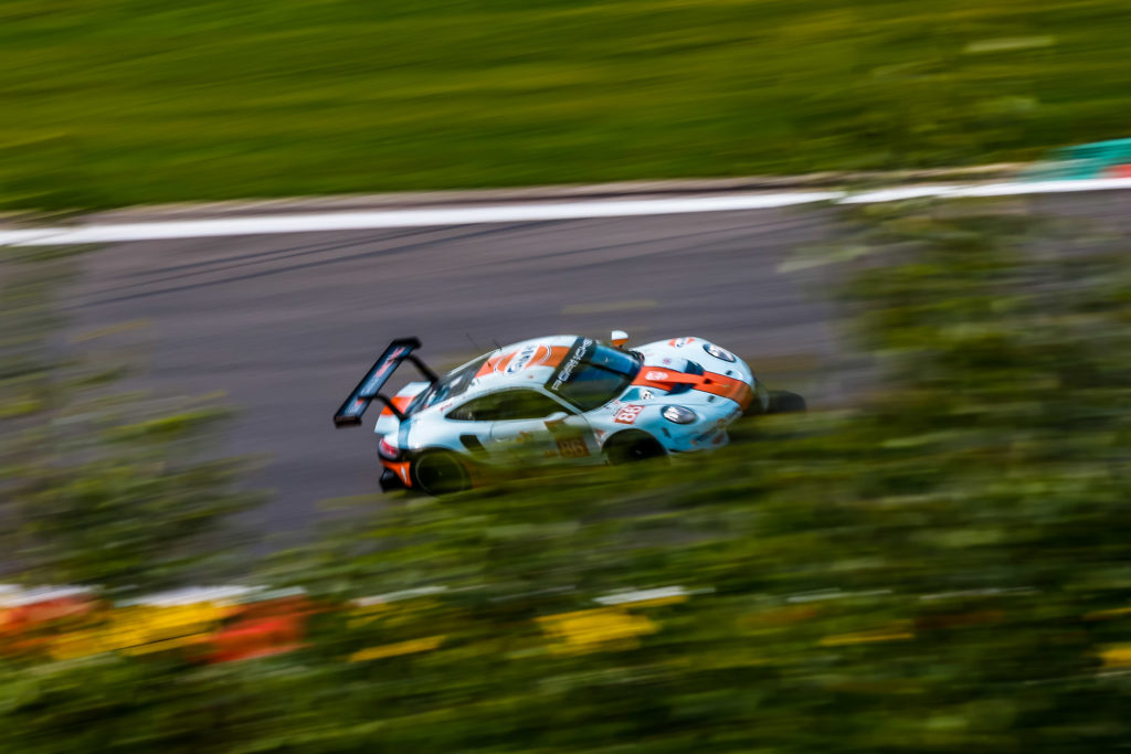 Michael Wainwright/Thomas Preining/Ben Barker Gulf Racing Porsche 911 RSR FIA WEC
