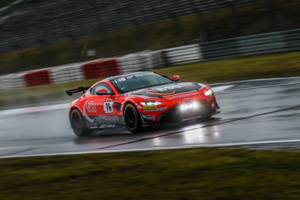 Christoph Breuer Kay van Berlo Alexander Mies Mike-David Ortmann PROpeak Performance Aston Martin Vantage GT4 24h Nürburgring