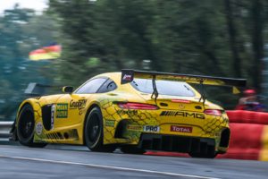 Maximilian Buhk Maximilian Götz Lucas Auer Mercedes-AMG Team GruppeM Racing Blancpain GT Series Endurance Cup 24h Spa