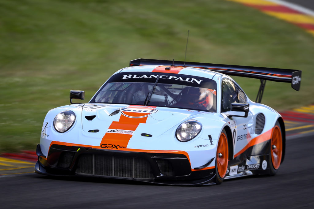 Kevin Estre Michael Christensen Richard Lietz GPX Racing Porsche 911 GT3 R Blancpain GT Series Endurance Cup 24h Spa Vortest