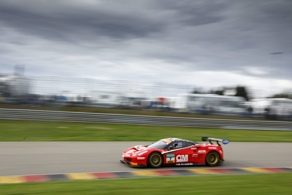 Sebastian Asch Luca Ludwig HB Racing Ferrari 488 GT3 ADAC GT Masters Sachsenring