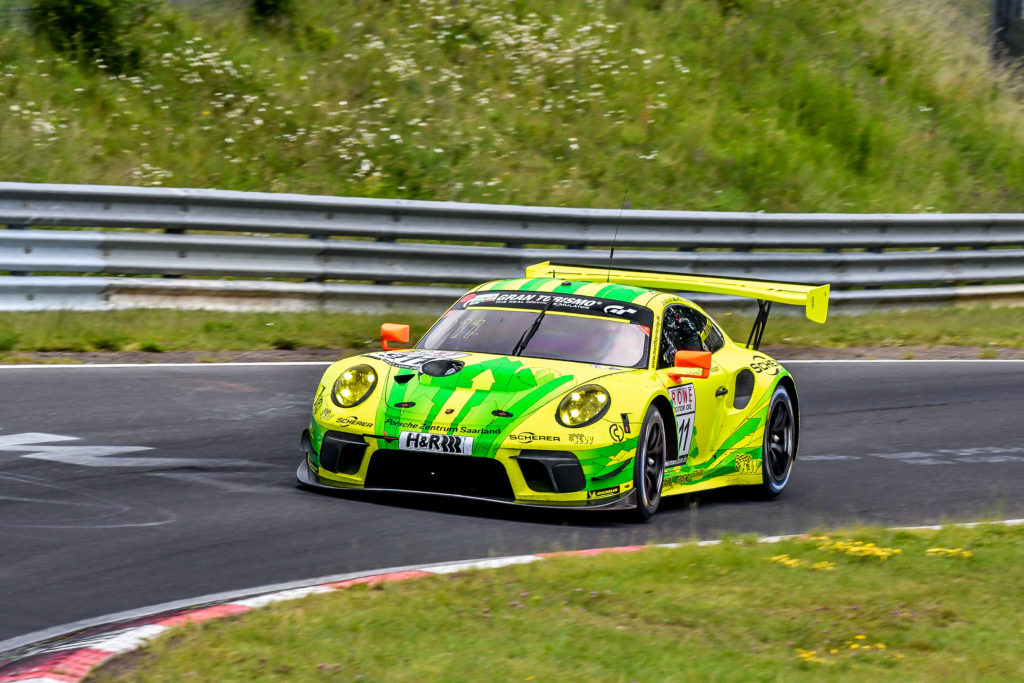 Lars Kern Julien Andlauer Manthey Racing Porsche 911 GT3 R Nürburgring Langstrecken-Serie Nürburgring-Nordschleife