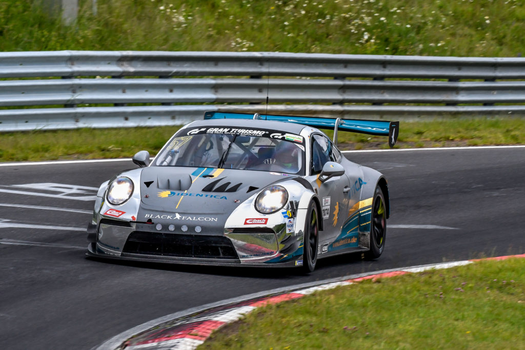 Tobias Müller Marek Böckmann Black Falcon Porsche 911 GT3 Cup MR Nürburgring Langstrecken-Serie Nürburgring-Nordschleife