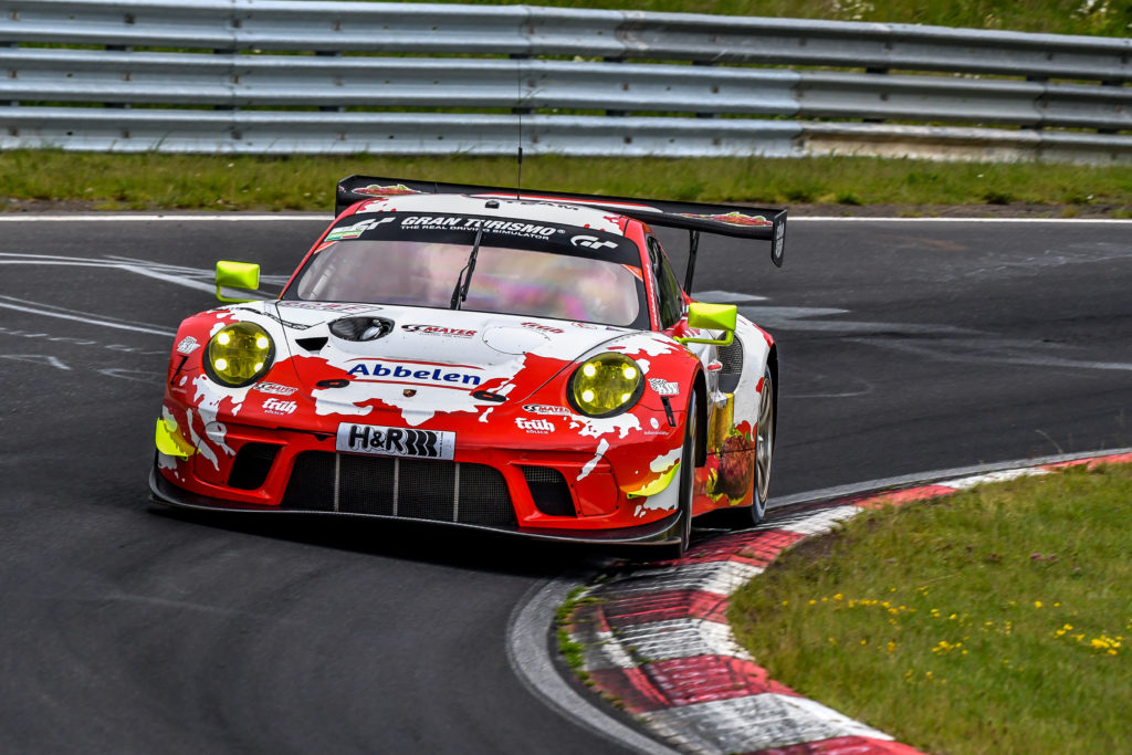 Kévin Estre Michael Christensen Frikadelli Racing Porsche 911 GT3 R Nürburgring Langstrecken-Serie Nürburgring-Nordschleife