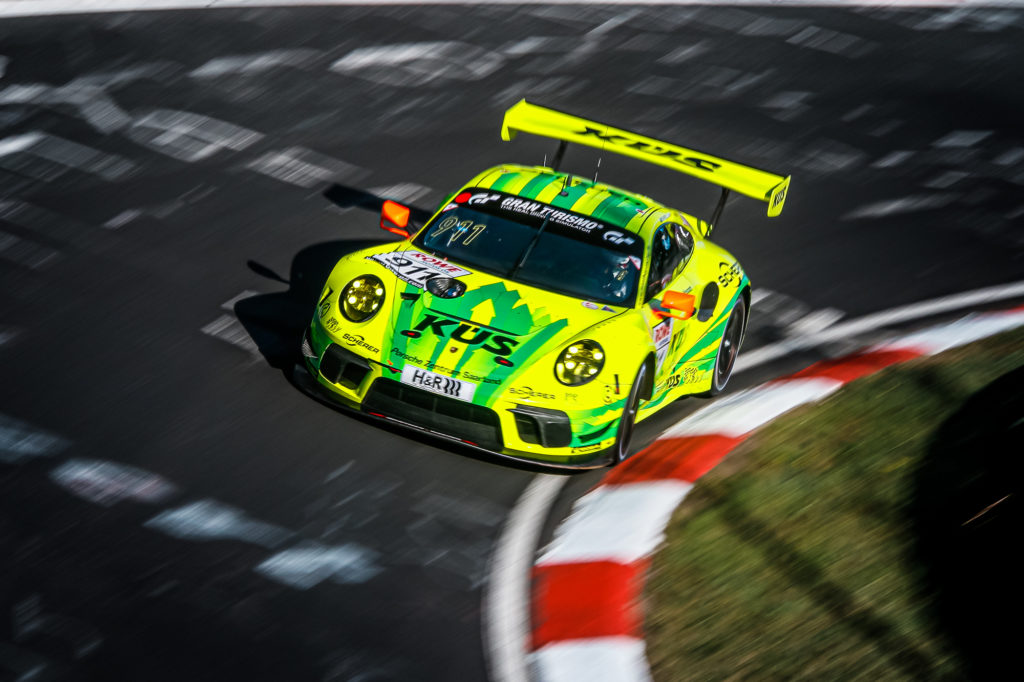 Mathieu Jaminet Matt Campbell Lars Kern Manthey Racing Porsche 911 GT3 R Nürburgring Langstrecken-Serie Nürburgring-Nordschleife