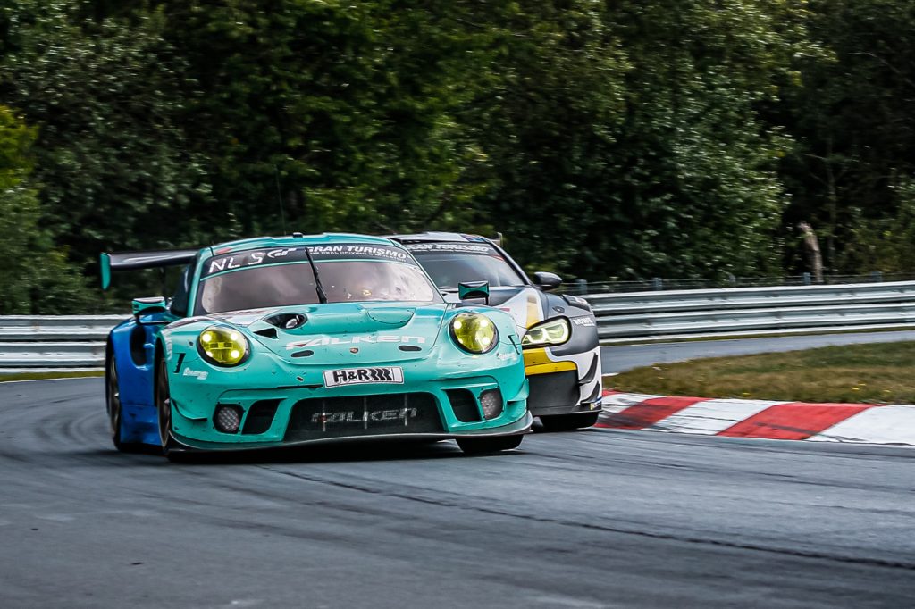 Thomas Preining Christian Engelhart Falken Motorsport Porsche 911 GT3 R Nürburgring Langstrecken-Serie Nürburgring-Nordschleife