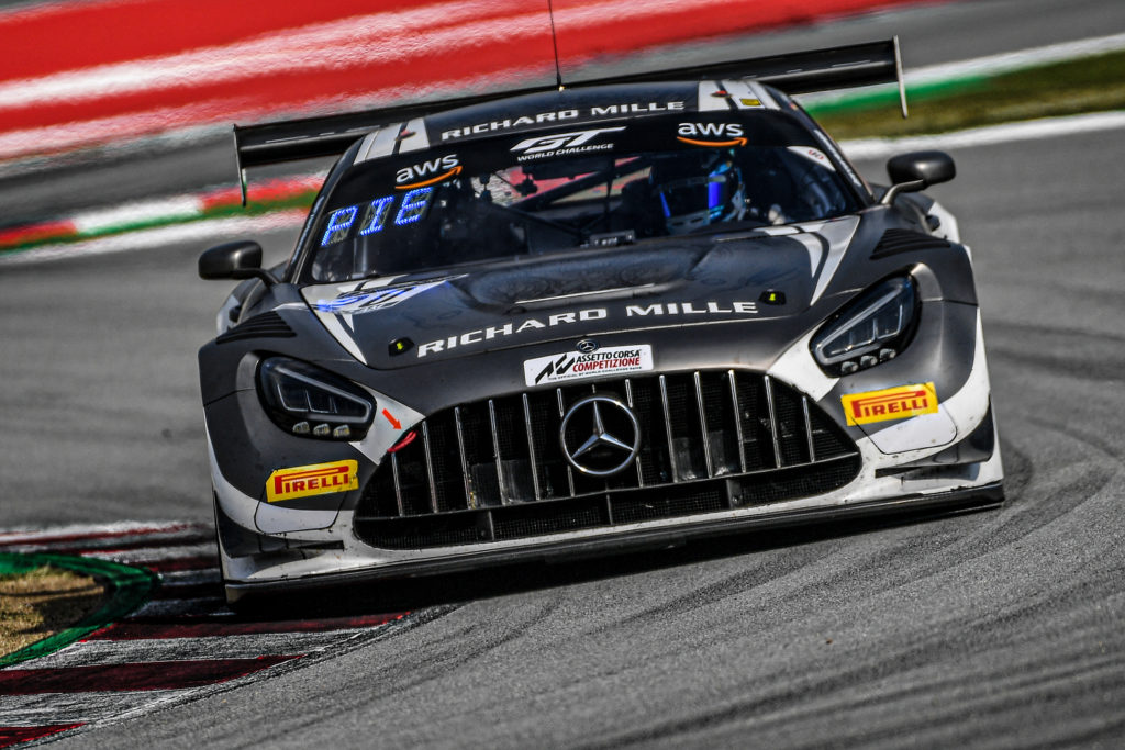 Valentin Pierburg Dominik Baumann SPS automotive performance Mercedes-AMG GT3 GT World Challenge Europe Barcelona