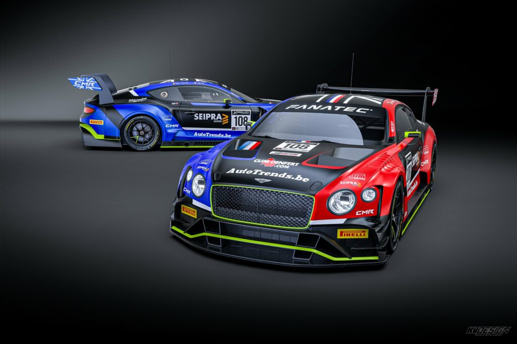 Classic and Modern Racing Bentley Continental GT3