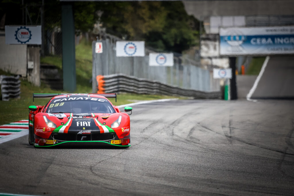 Patrick Kujala Benjamin Hites Rinaldi Racing Ferrari 488 GT3 GT World Challenge Europe Monza