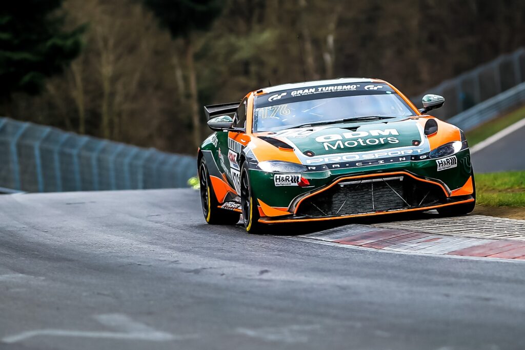 Guido Dumarey Alexander Walker PROsport Racing Aston Martin Vantage GT4 Nürburgring Langstrecken-Serie Nürburgring-Nordschleife