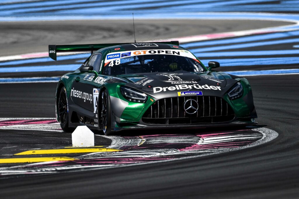Nico Bastian Markus Sattler WINWARD Racing Mercedes-AMG GT3 International GT Open Le Castellet