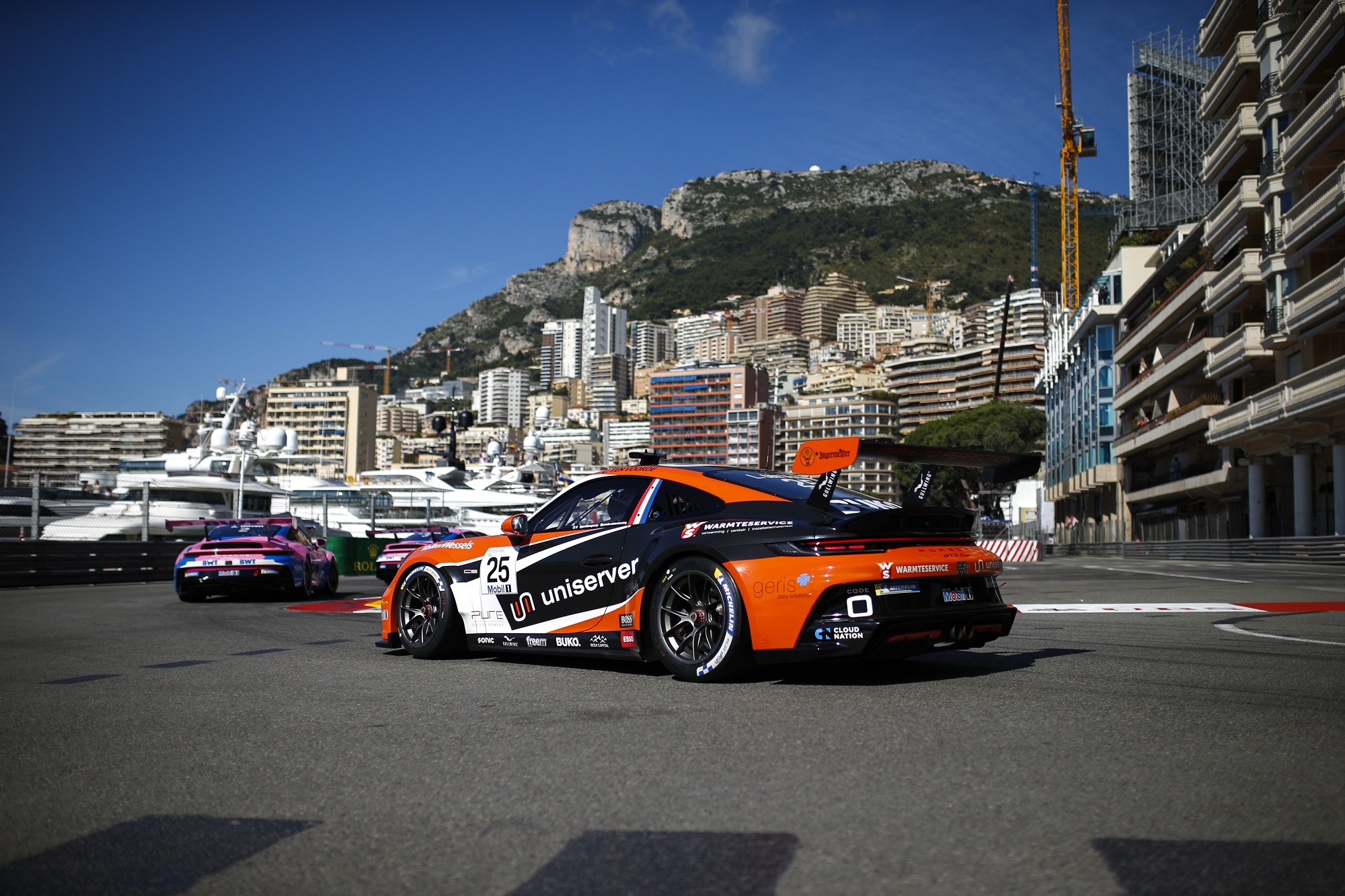 Porsche Supercup Larry ten Voorde holt die Pole-Position in Monte Carlo