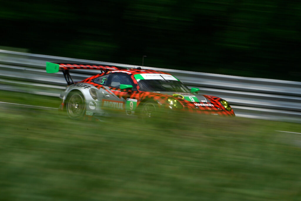 Zach Robichon Laurens Vanthoor Pfaff Motorsport Porsche 911 GT3 R IMSA WeatherTech Sportscar Championship Lime Rock