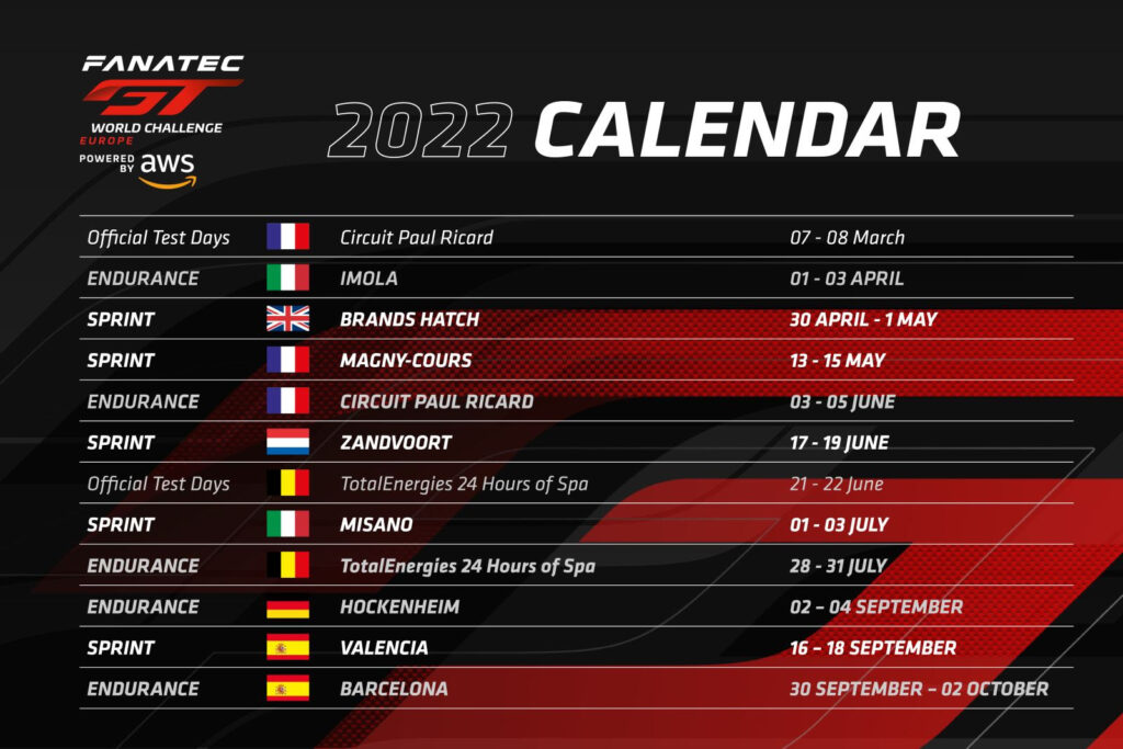 GT World Challenge Europe 2022