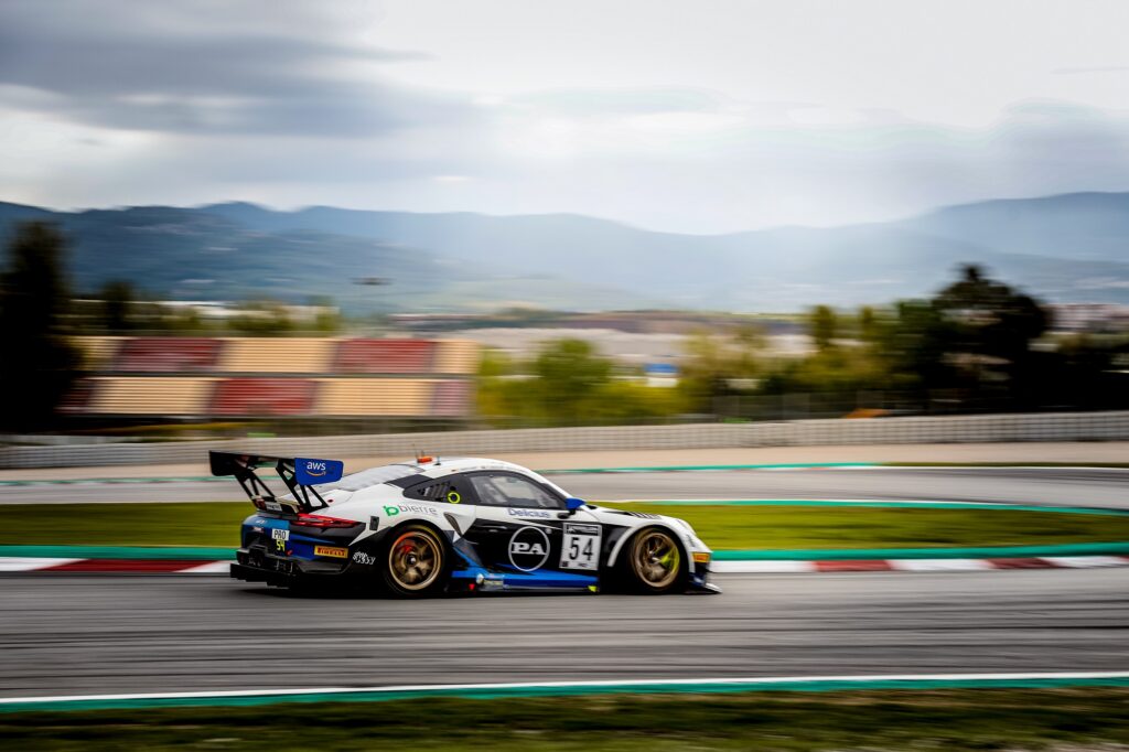 Klaus Bachler Matteo Cairoli Christian Engelhart Dinamic Motorsport Porsche 911 GT3 R GT World Challenge Europe Barcelona