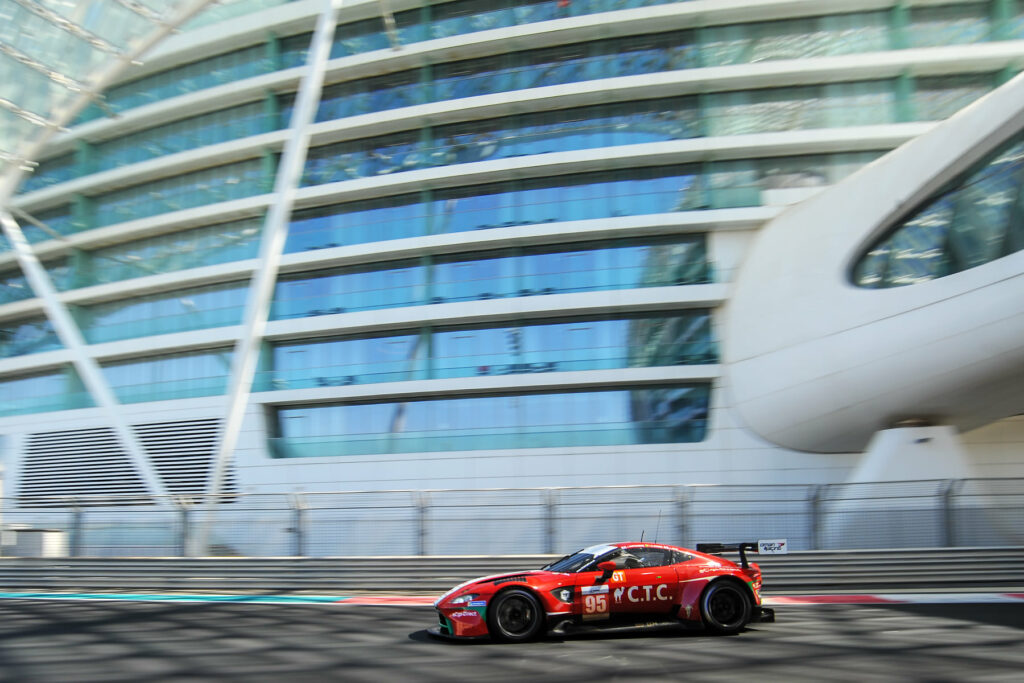 John Hartshorne Jonathan Adam Henrique Chaves TF Sport Aston Martin Vantage GT3 Asian Le Mans Series Abu Dhabi