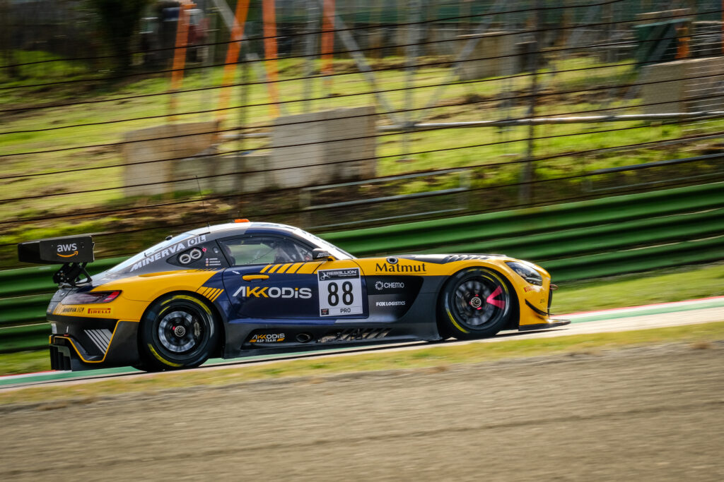 Raffaele Marciello Jules Gounon Daniel Juncadella Akkodis ASP Mercedes-AMG GT3 GT World Challenge Europe Imola