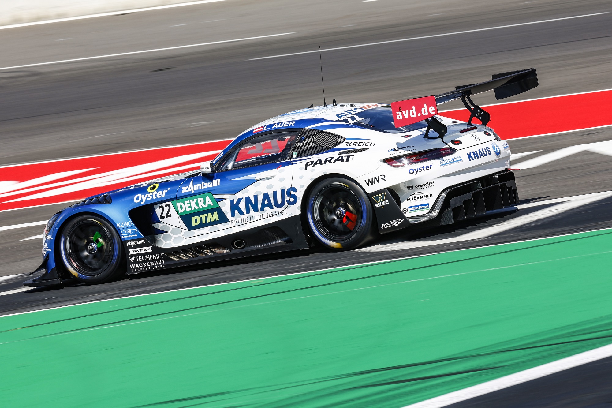 Lucas Auer WINWARD Racing Mercedes-AMG GT3 DTM Lausitzring