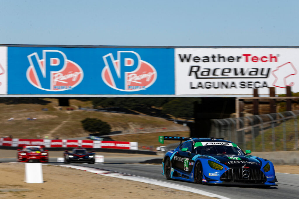Russell Ward Philip Ellis WINWARD Racing Mercedes-AMG GT3 IMSA WeatherTech SportsCar Championship Laguna Seca