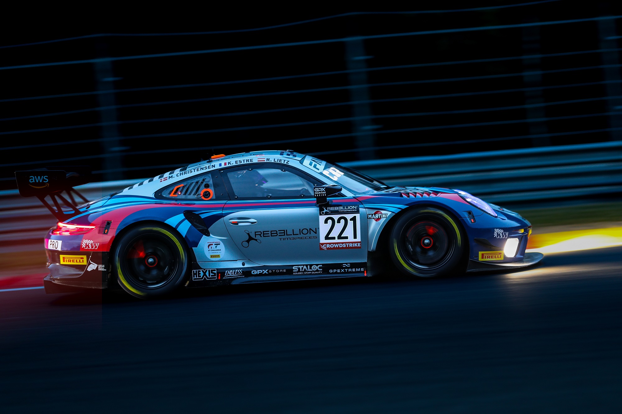 Michael Christensen Richard Lietz Kevin Estre GPX Racing Porsche 911 GT3 R GT World Challenge Europe Endurance Cup 24h Spa