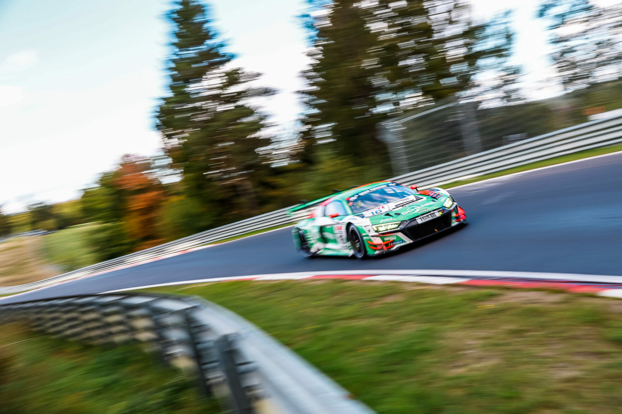 Kim-Luis Schramm Luca Engstler Kuba Giermaziak Scherer Sport by Phoenix Racing Audi R8 LMS GT3 Nürburgring Langstrecken-Serie Nürburgring-Nordschleife
