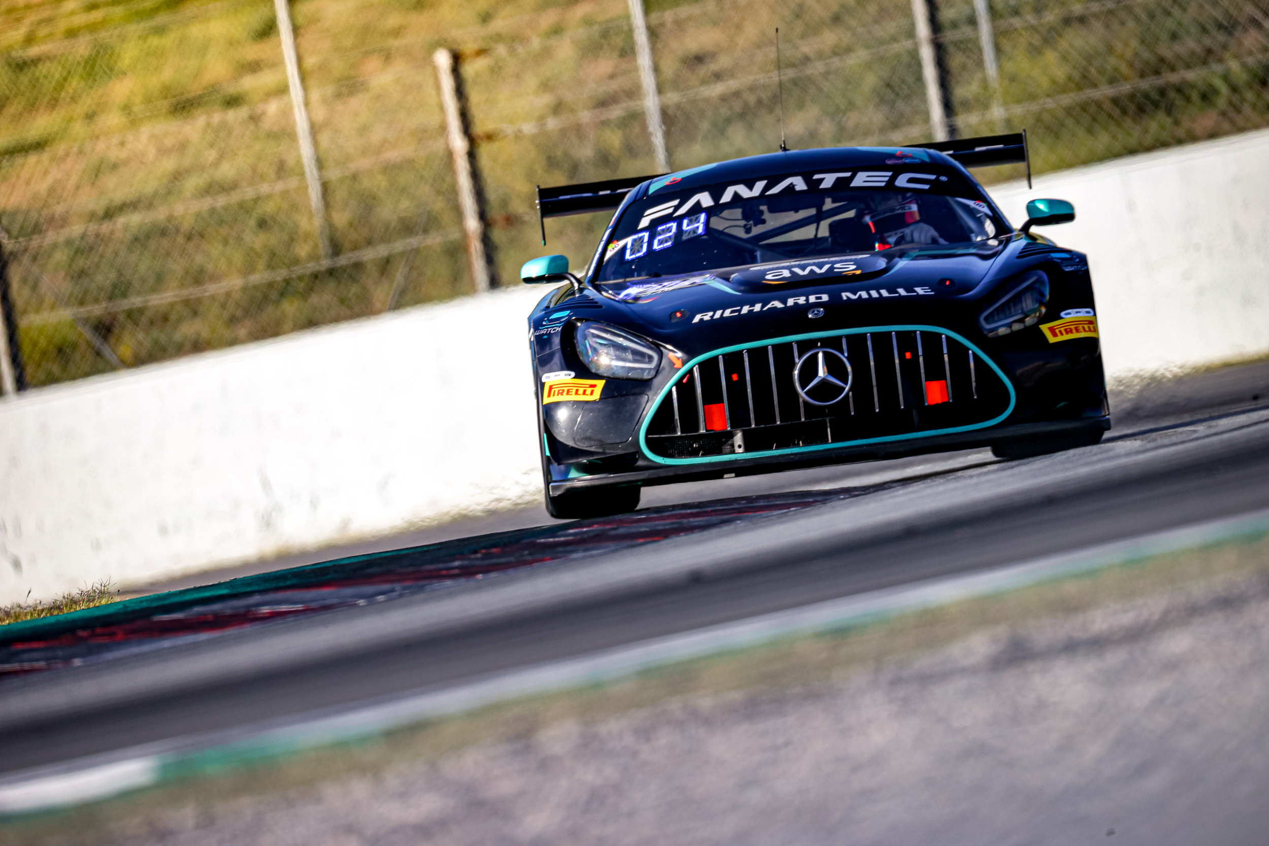 Dominik Baumann Ian Loggie Valentin Pierburg SPS automotive performance Mercedes-AMG GT3 GT World Challenge Europe Barcelona