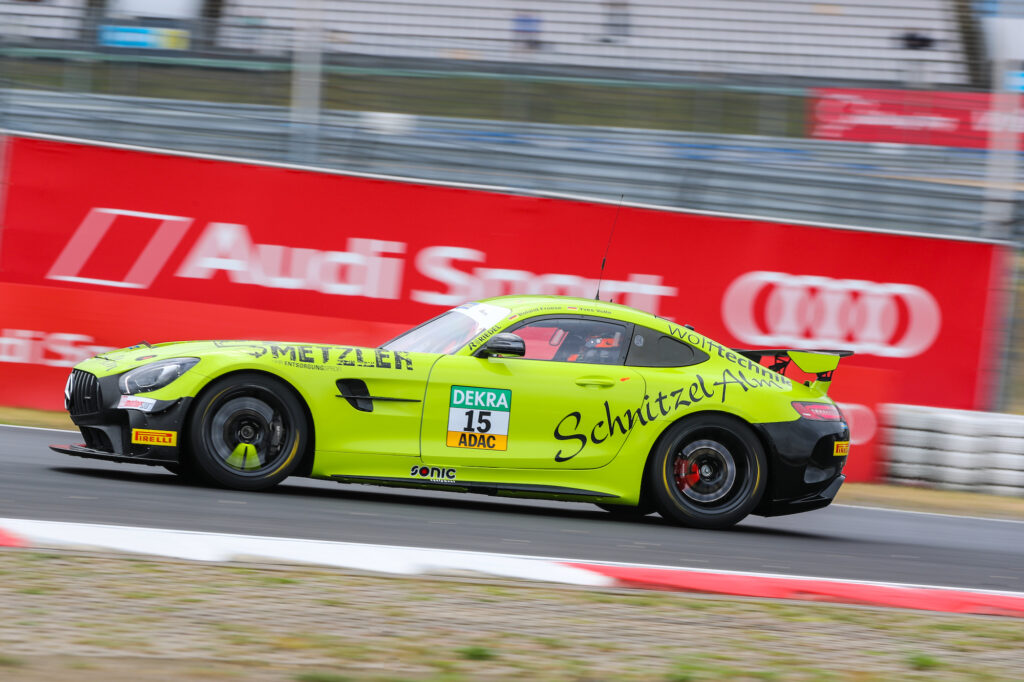 Yves Volte Roland Froese Schnitzelalm Racing Mercedes-AMG GT4 ADAC GT4 Germany Nürburgring
