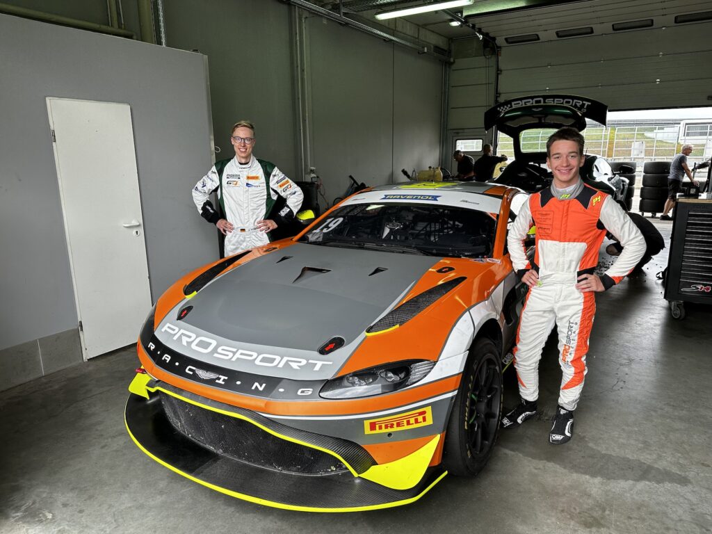 Leon Erger Raphael Rennhofer PROsport Racing Aston Martin Vantage GT4 ADAC GT4 Germany