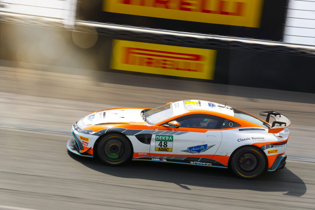 Yevgen Sokolovskiy Damon Surzyshyn PROsport Racing Aston Martin Vantage GT4 ADAC GT4 Germany Zandvoort