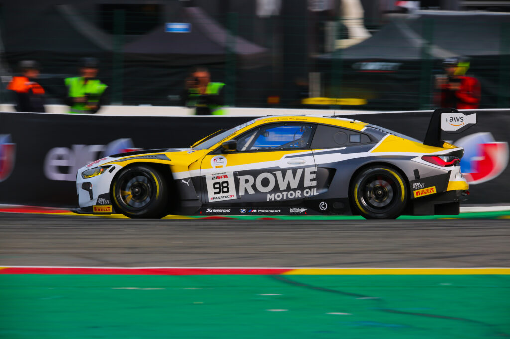 Philipp Eng Marco Wittmann Nick Yelloly ROWE Racing BMW M4 GT3 GT World Challenge Europe 24h Spa