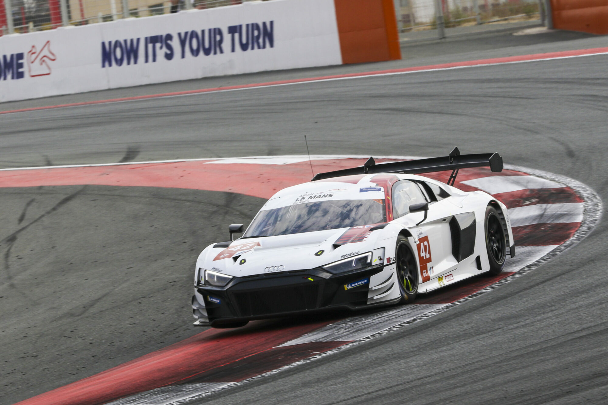 Christopher Haase Gilles Magnus Alban Varutti Sainteloc Racing Audi R8 LMS GT3 Asian Le Mans Series Dubai