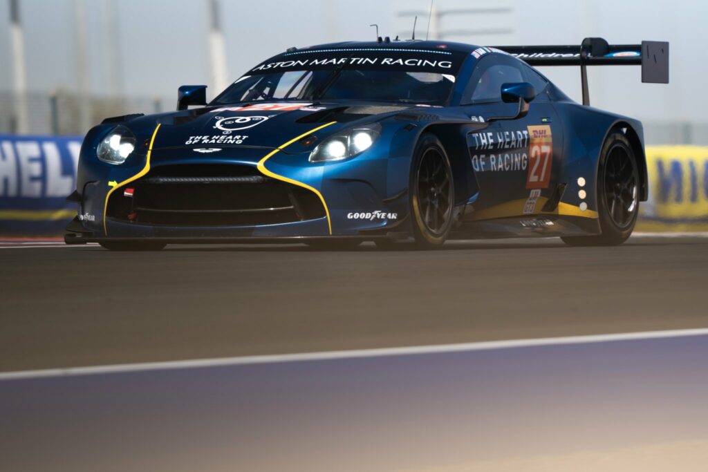 Ian James Daniel Mancinelli Alex Riberas Heart of Racing Aston Martin Vantage GT3 FIA WEC Losail