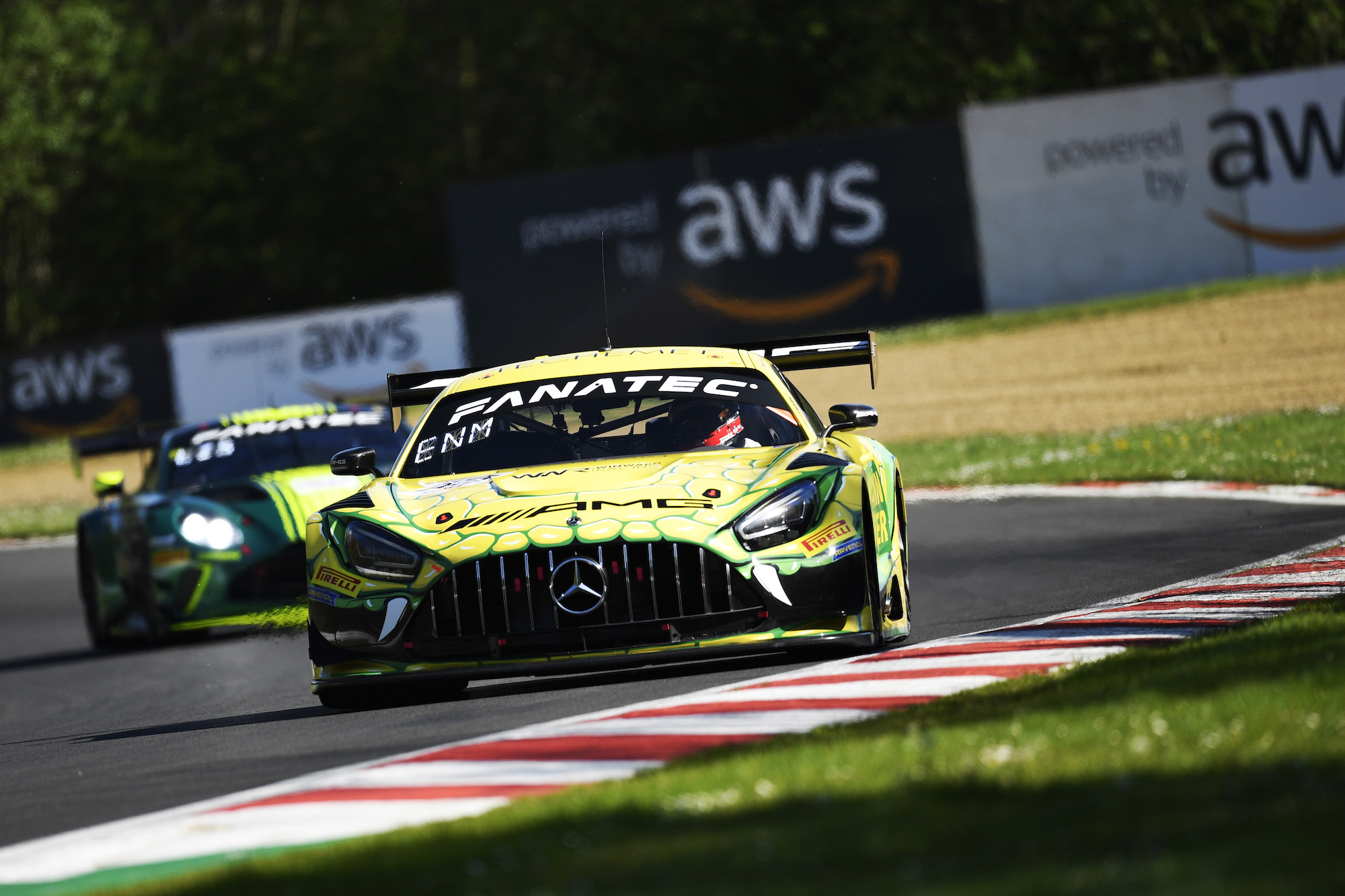 Lucas Auer Maro Engel Winward Racing Team MANN-FILTER Mercedes-AMG GT3 GT World Challenge Europe Brands Hatch