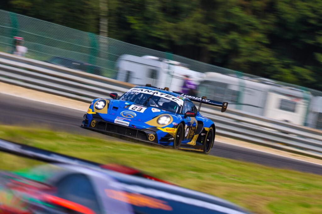 Jaxon Evans Joel Eriksson Thomas Preining Phantom Global Racing Porsche 911 GT3 R 24h Spa