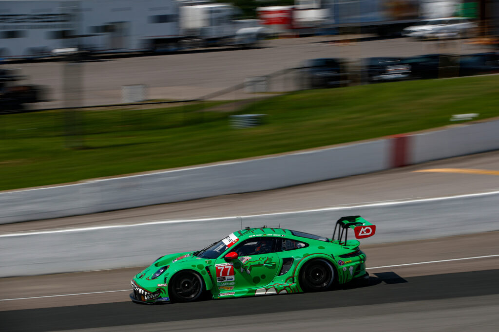 Laurin Heinrich Seb Priaulx AO Racing Porsche 911 GT3 R IMSA WeatherTech SportsCar Championship Canadian Tire Motorsport Park