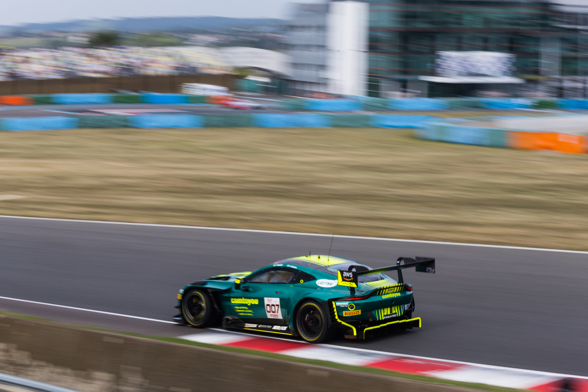 Mattia Drudi Nicolas Baert Comtoyou Racing Aston Martin Vantage GT3 GT World Challenge Europe Magny Cours