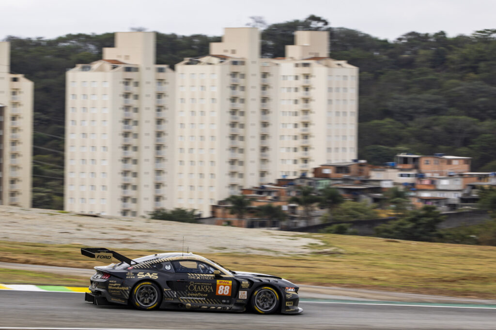 Dennis Olsen Mikkel O. Pedersen Christian Ried Proton Competition Ford Mustang GT3 FIA WEC Sao Paulo