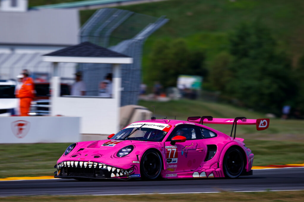 Julien Andlauer Laurin Heinrich AO Racing Porsche 911 GT3R IMSA WeatherTech SportsCar Championship Road America