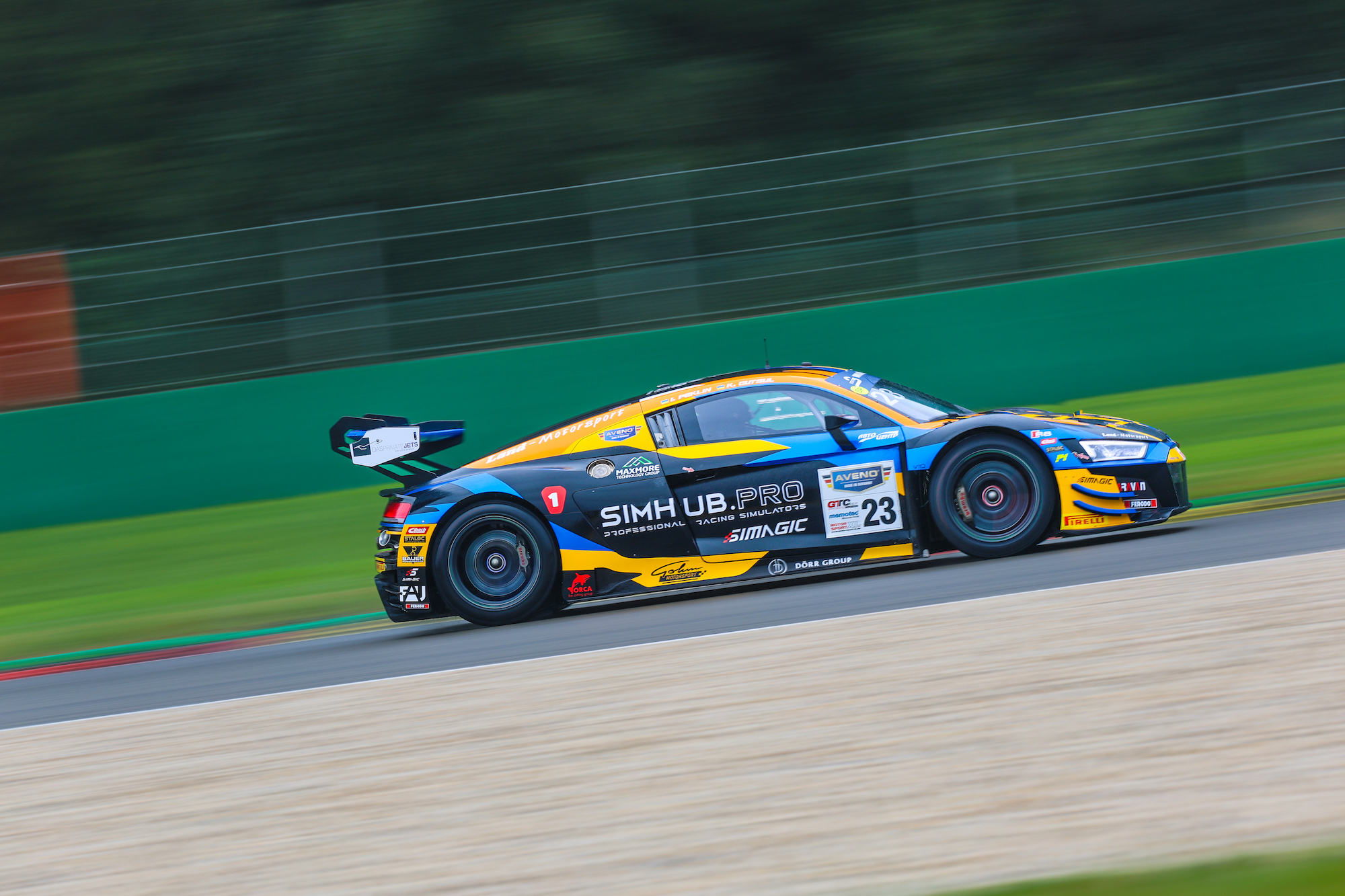 Konstantin Gutsul Ivan Peklin Land Motorsport Audi R8 LMS GT3 GTC Race Spa-Francorchamps