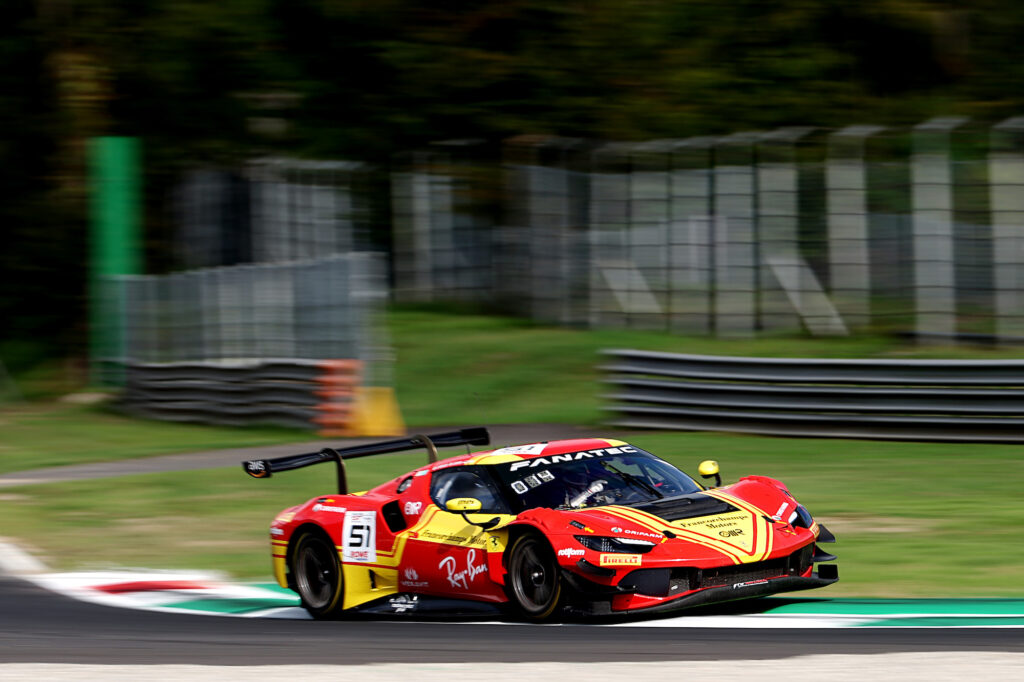 Alessio Rovera Vincent Abril Alessandro Pier Guidi AF Corse Ferrari 296 GT3 GT World Challenge Europe Monza