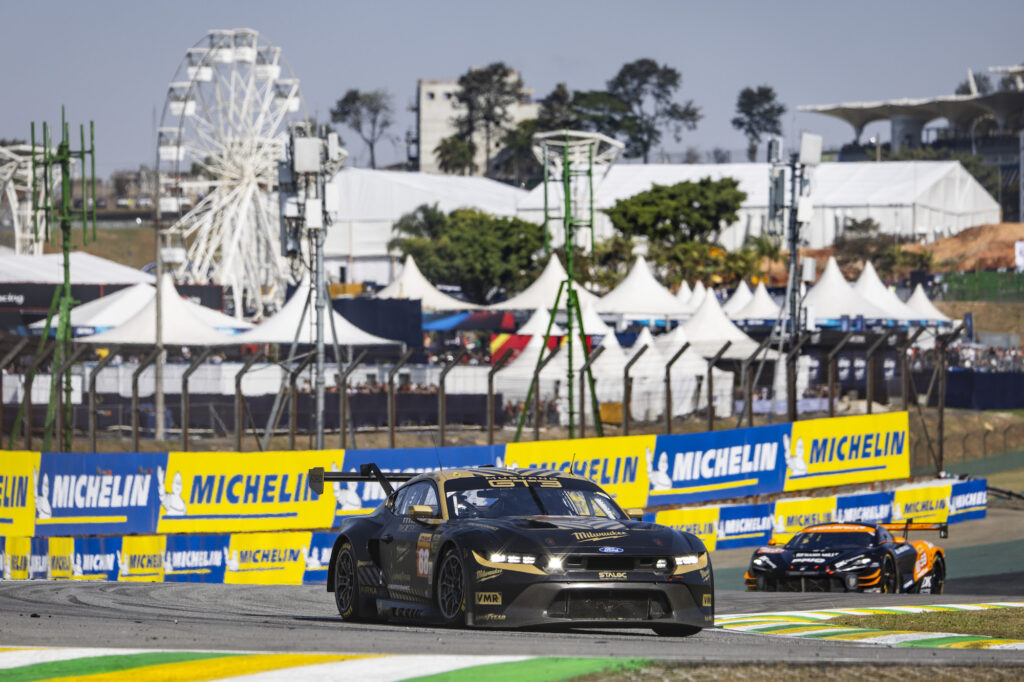 Dennis Olsen Mikkel O. Pedersen Christian Ried Proton Competition Ford Mustang GT3 FIA WEC Sao Paulo