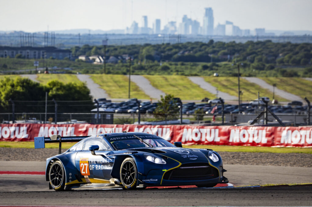 Ian James Daniel Mancinelli Alex Riberas Heart of Racing Aston Martin Vantage GT3 FIA WEC Austin