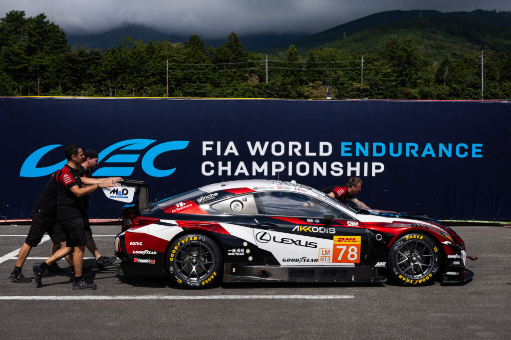 Kelvin van der Linde Clemens Schmid Arnold Robin Akkodis ASP Lexus RC F GT3 FIA WEC Fuji