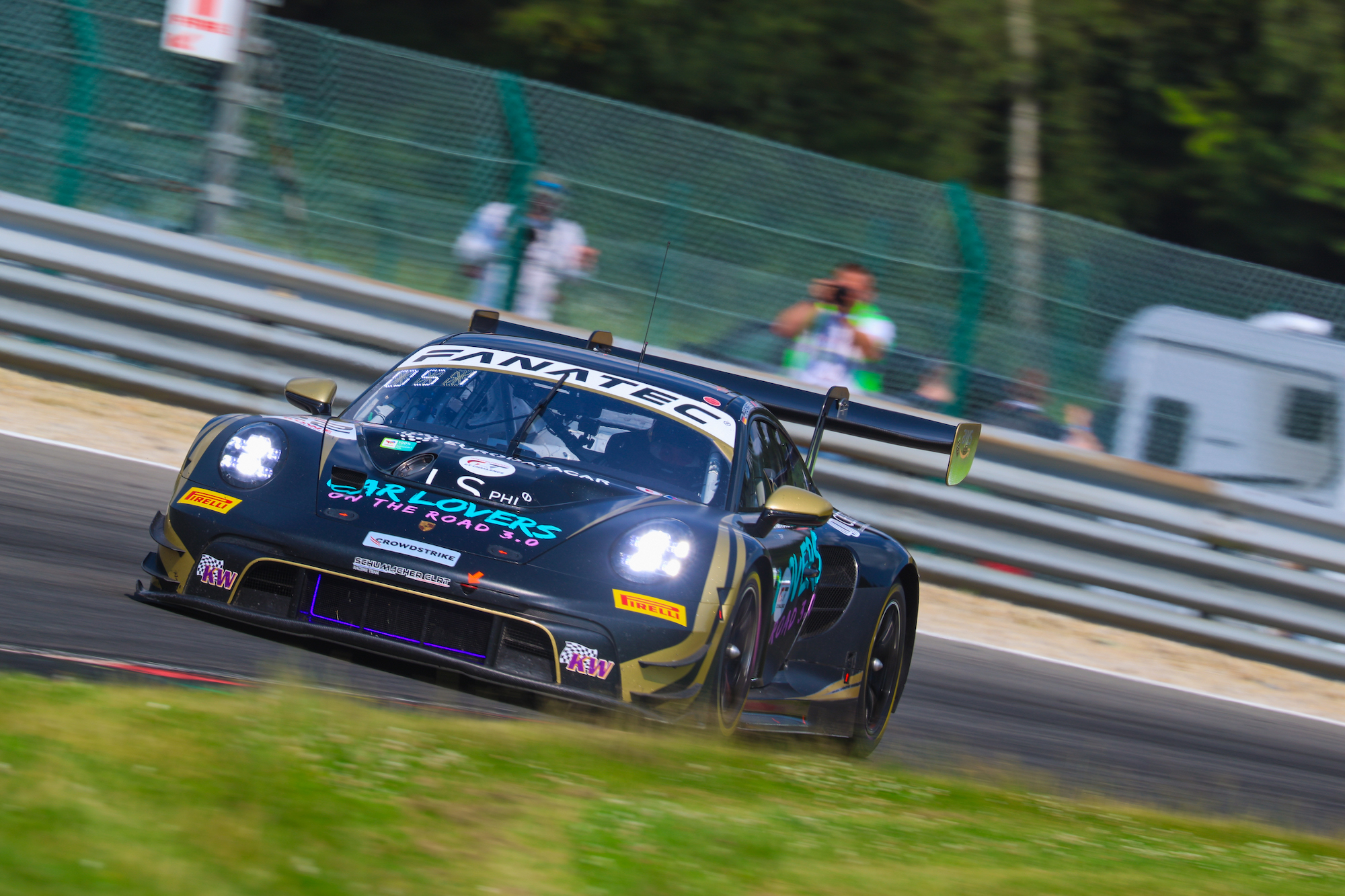 Laurin Heinrich Ayhancan Güven Dorian Boccolacci Schumacher CLRT Porsche 911 GT3 R GT World Challenge Europe Spa-Francorchamps