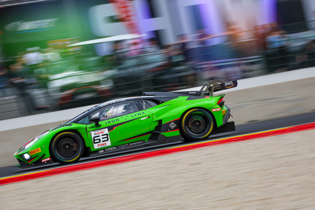 Andrea Caldarelli Mirko Bortolotti Matteo Cairoli Iron Lynx Lamborghini Huracán GT3 GT World Challenge Europe 24h Spa