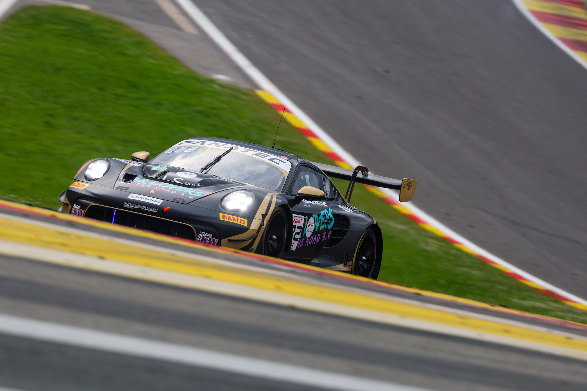 Laurin Heinrich Ayhancan Güven Dorian Boccolacci Schumacher CLRT Porsche 911 GT3 R GT World Challenge Europe Spa-Francorchamps