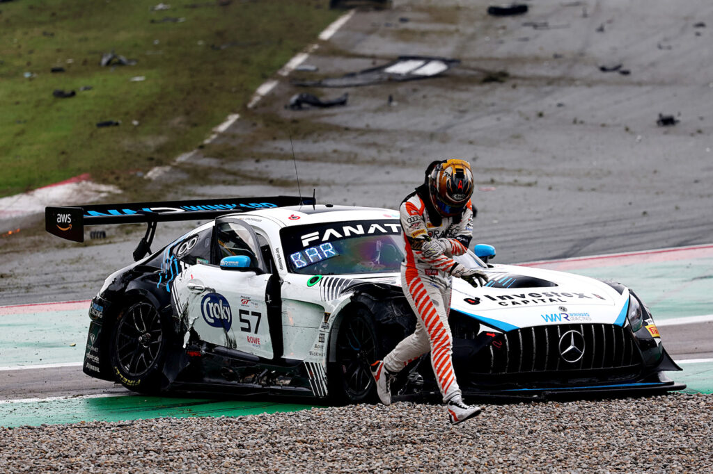 Gilles Stadsbader Reece Barr WINWARD Racing Mercedes-AMG GT3 GT World Challenge Europe Barcelona