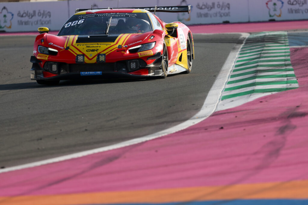 Alessio Rovera Davide Rigon Alessandro Pier Guidi AF Corse Ferrari 296 GT3 GT World Challenge Europe Jeddah