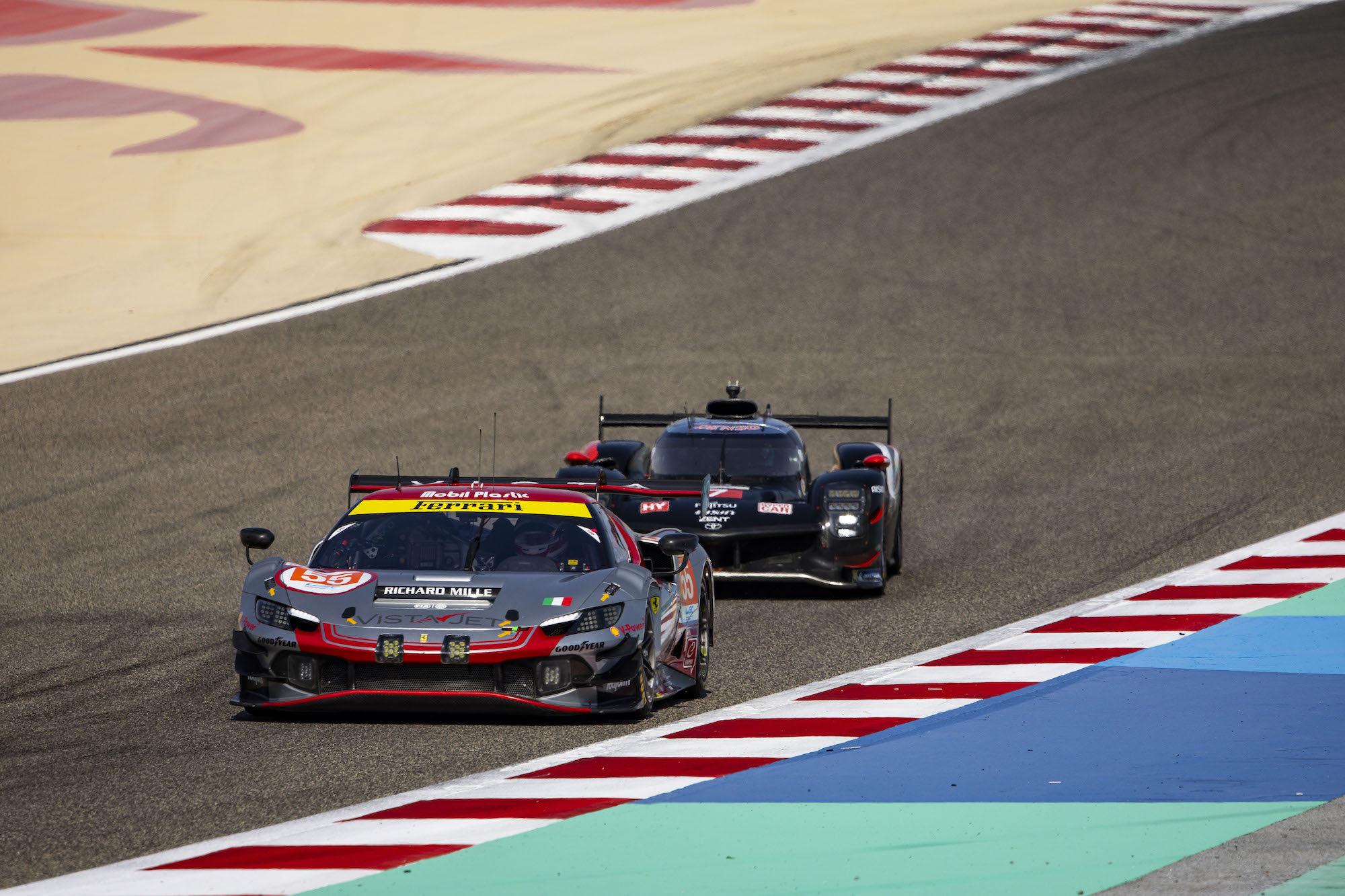 François Heriau Simon Mann Alessio Rovera Vista AF Corse Ferrari 296 GT3 FIA WEC Bahrain