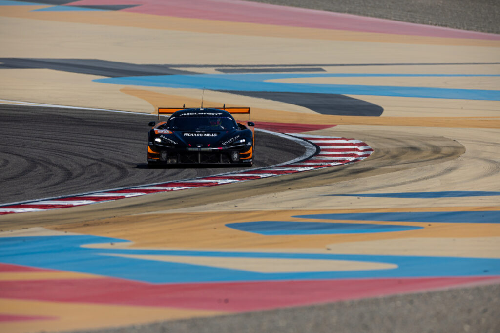 Josh Caygill Nicolás Pino Marino Sato United Autosports McLaren 720S GT3 FIA WEC Sakhir